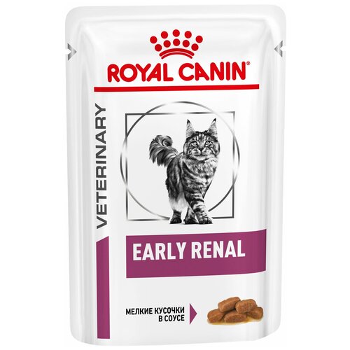 корм для кошек Royal Canin при проблемах с почками 12 шт. х 85 г (кусочки в соусе) корм для кошек hill s prescription diet kidney care k d при проблемах с почками с лососем 12 шт х 85 г кусочки в соусе