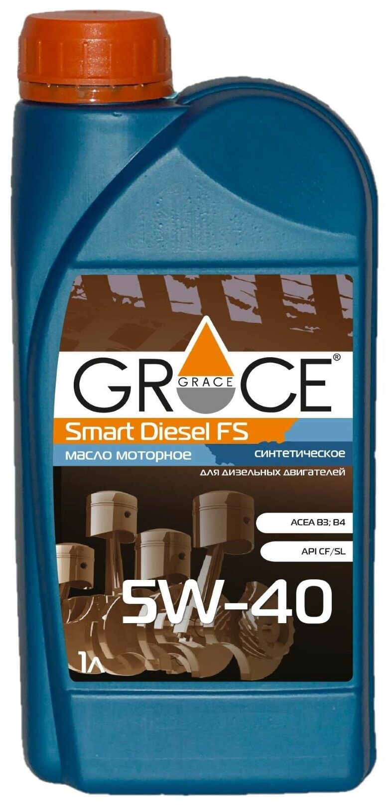 Масло Дизельное Smart Diesel Fs 5W40 Синт.1л Grace GRACE арт. 4603728811895