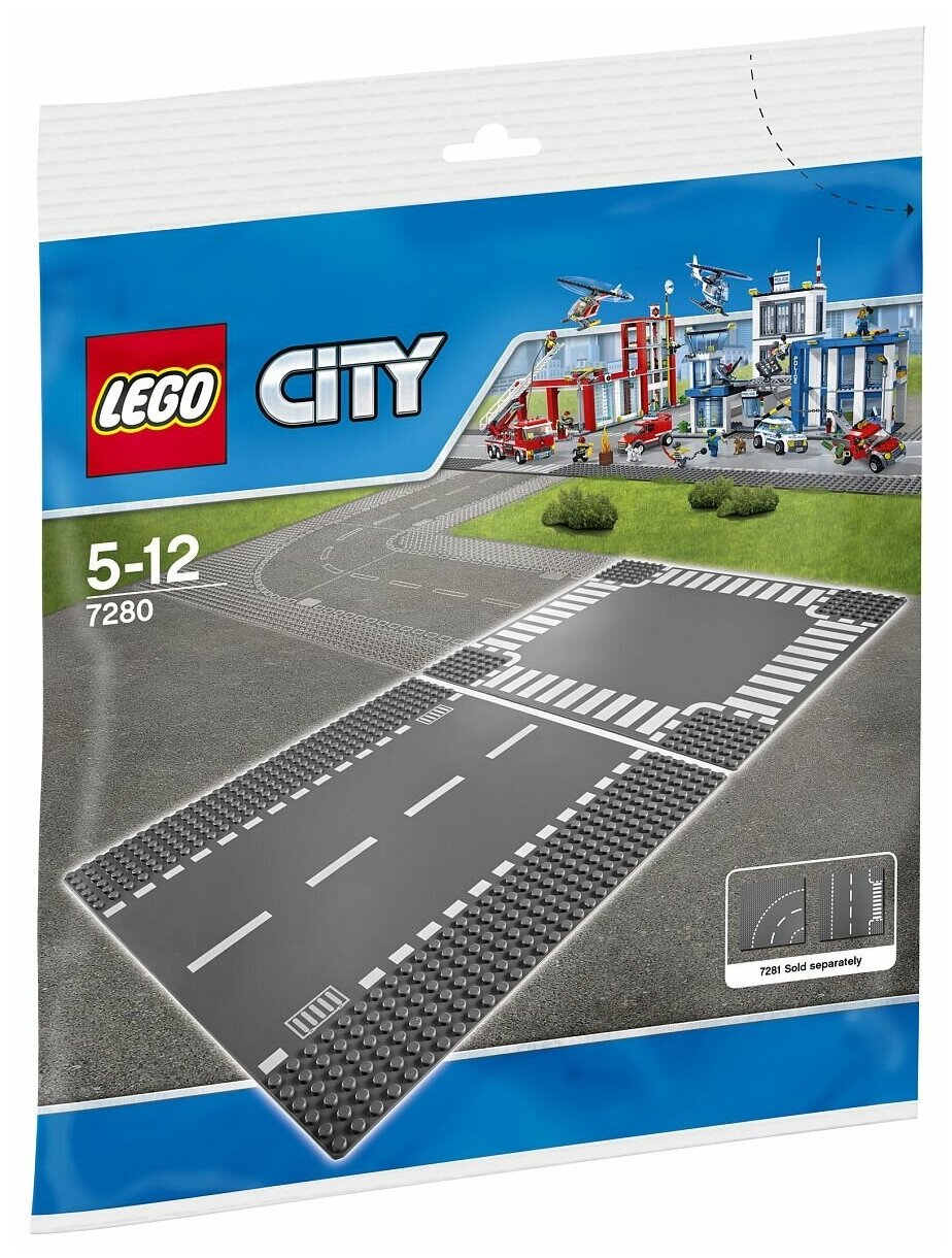 LEGO City 7280 Перекресток и прямая проезжая часть