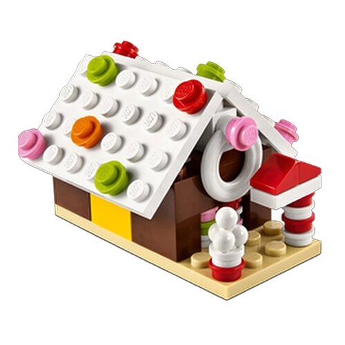 сет кальцоне Конструктор LEGO Monthly Mini Model Build 40105 Пряничный домик, 54 дет.