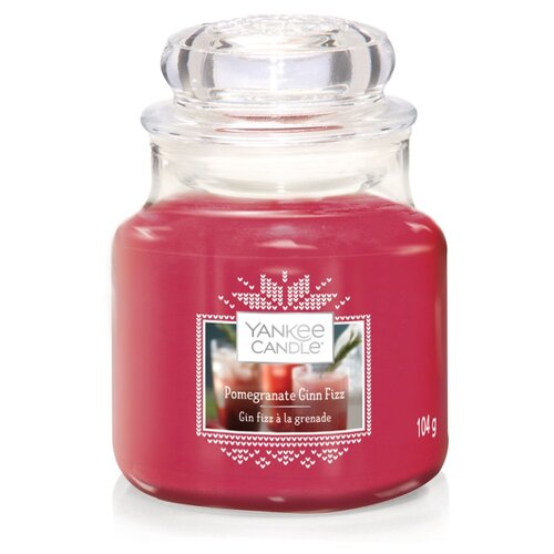фото Yankee candle / свеча маленькая в стеклянной банке гранатовый джин pomegranate gin fizz 104гр / 25-45 часов