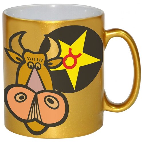 фото Золотая кружка телец drabs