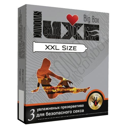 Презервативы LUXE Big Box XXL Size, 3 шт.