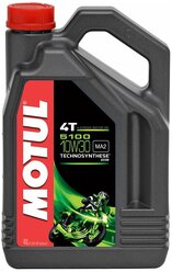 Полусинтетическое моторное масло Motul 5100 4T 10W30, 4 л