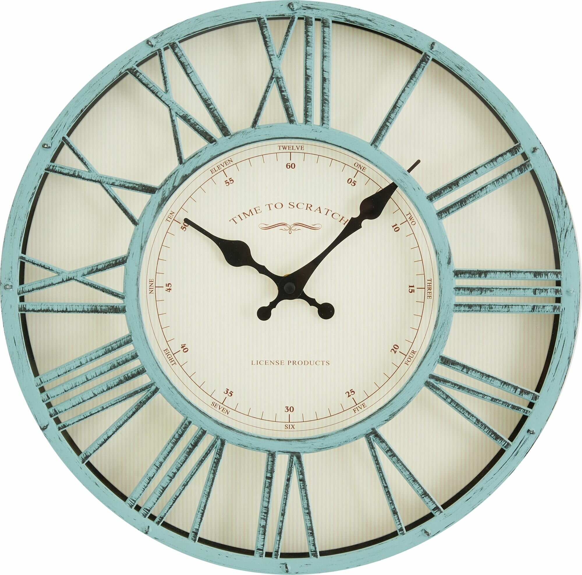 Часы настенные Dream River DMR круглые 30.4 см цвет голубой