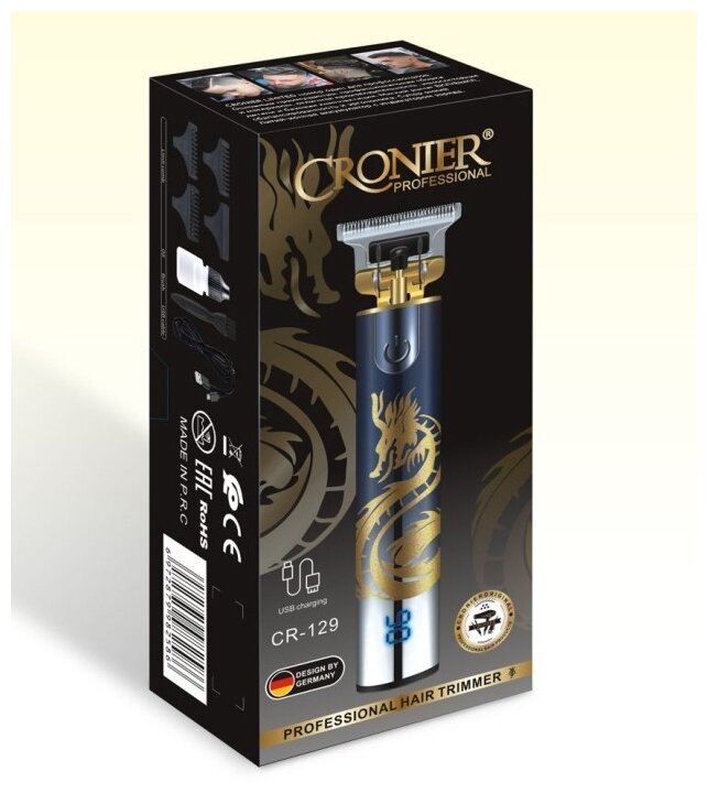 Триммер для стрижки волос Cronier CR-129 / триммер для бороды и окантовки, триммер для волос