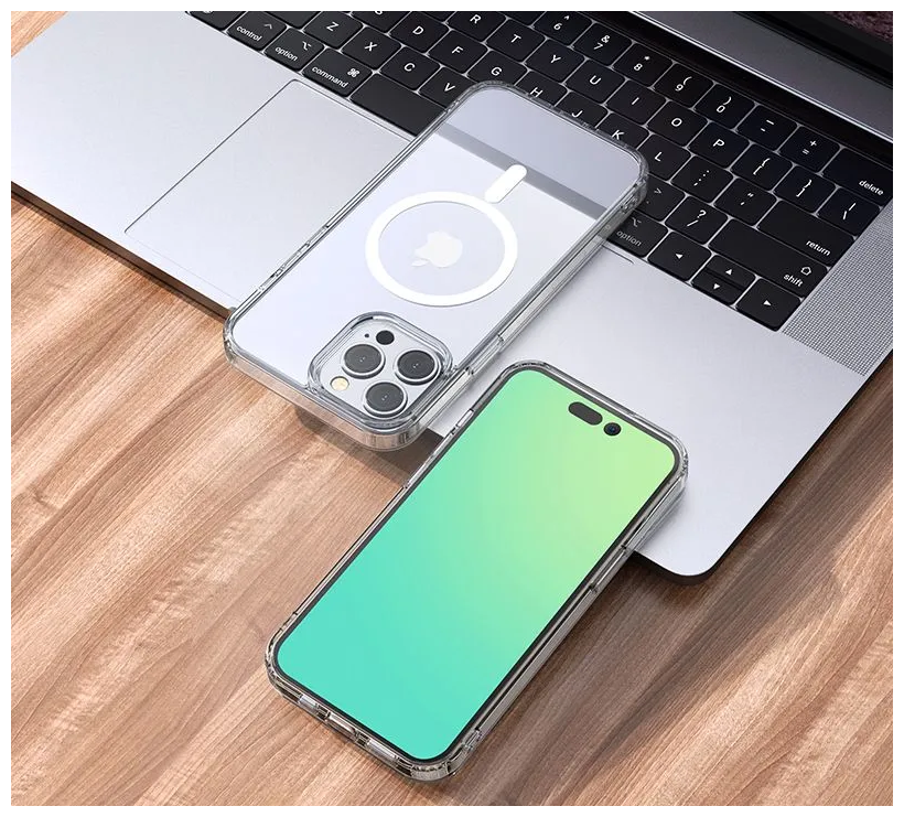 Магнитный силиконовый чехол на iPhone 13 PRO магсейф (на айфон 13 про ...