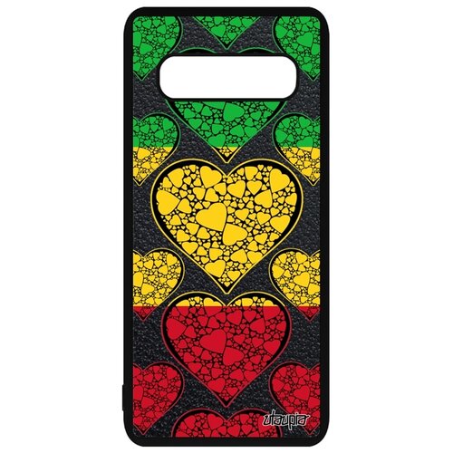 фото Чехол для смартфона galaxy s10 plus, "флаг мали с сердцем" государственный любовь utaupia