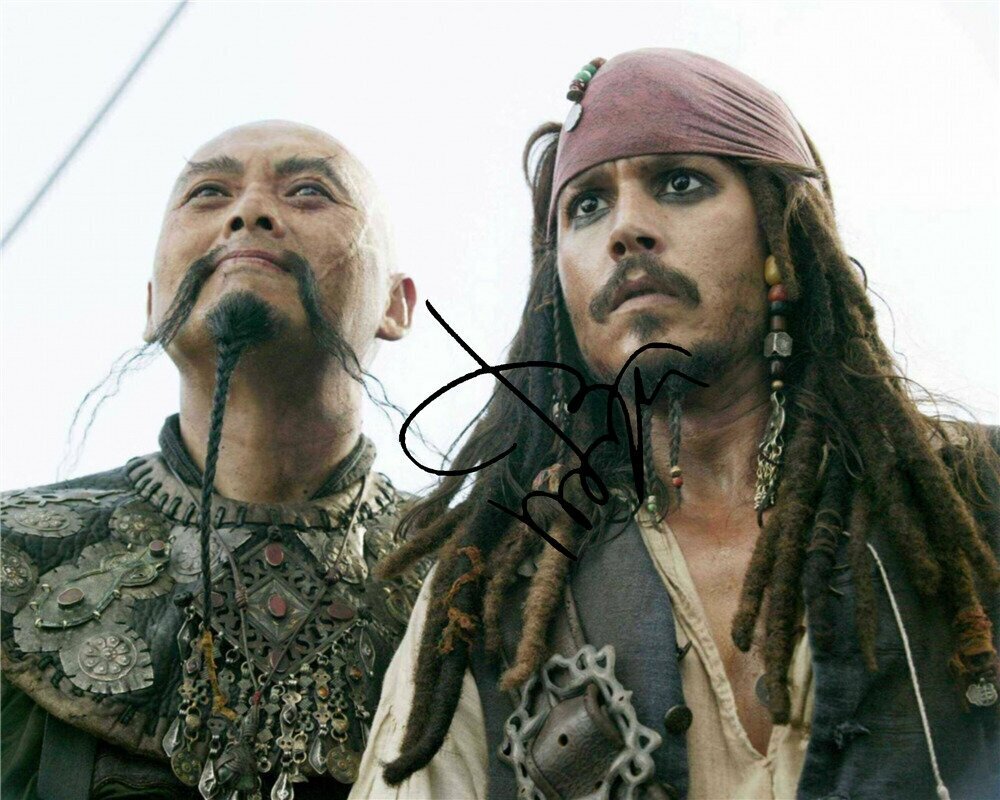 Автограф Джонни Депп Пираты Карибского моря - Автограф Johnny Depp Pirates Of Caribbean - Фото с автографом, Подписанная фотография, Автограф знаменитости, Подарок, Автограмма, Размер 20х25 см