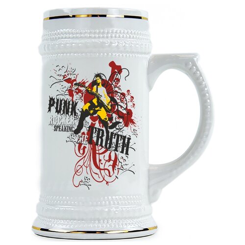 фото Пивная кружка pank , панк drabs