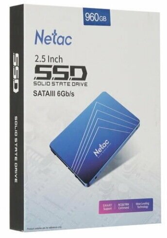 SSD накопитель NETAC N535S 960ГБ, 2.5", SATA III, SATA - фото №7