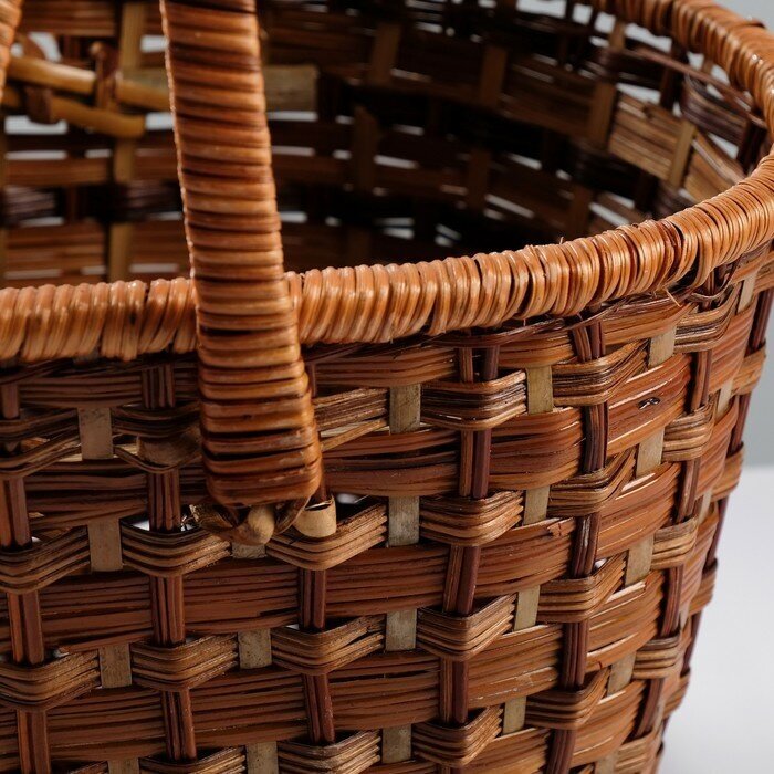 Корзина плетеная «Пикник», 26×35×37, ротанг - фотография № 3