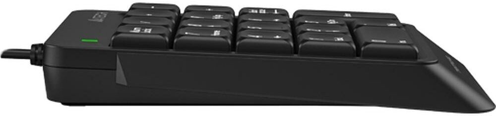 Клавиатура A4Tech числовой блок, черный USB slim для ноутбука (1359931) - фото №4
