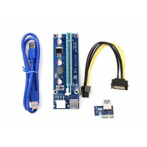 Аксессуар Райзер Palmexx 12v 6pin Ver 006C PCI-E PCI Express Riser USB 3.0 PX/RISER-006C