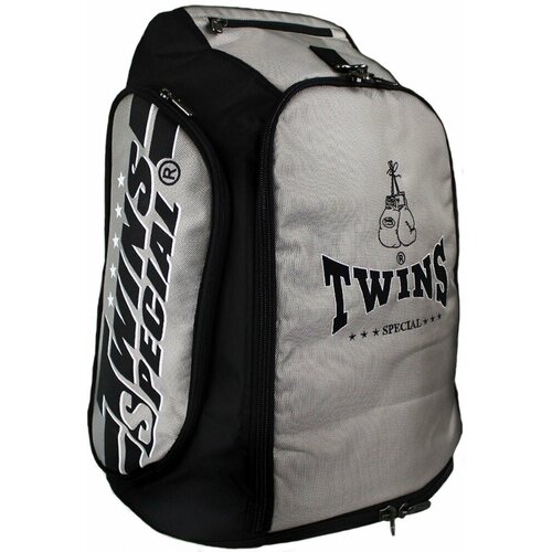 фото Рюкзак спортивный twins special bag-5 серый для единоборств, мма, бокса, кикбоксинга, муай-тай, карате, тхэквондо