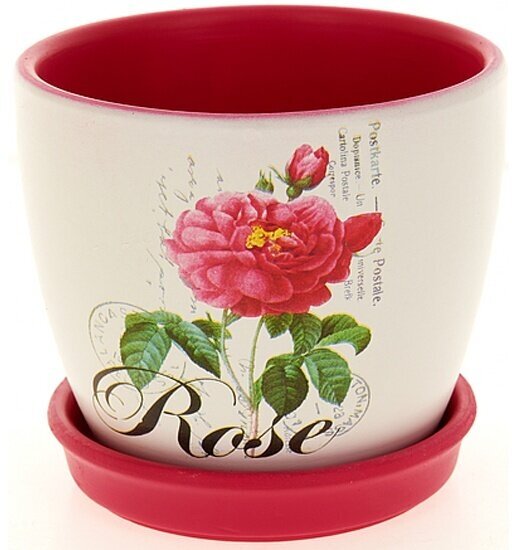 Горшок Ens Group для цветов с поддоном "Роза" 2000 мл (1640067L)