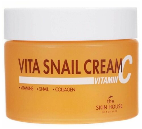 The Skin House Vita Snail Cream Освежающий крем с витаминами и муцином улитки 50мл