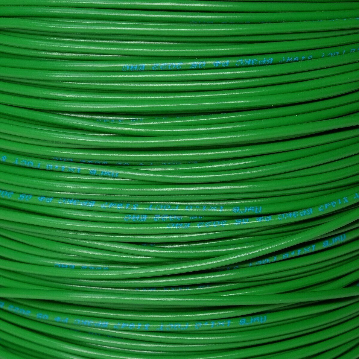 Кабель ПуГВ (ПВ-3) 1х1,0 ГОСТ (100м), зелёный брэкс - фотография № 2