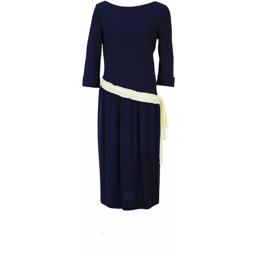 Платье MOSCHINO, вечернее, размер 46, синий
