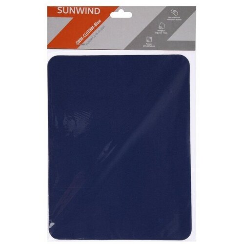 Коврик для мыши SunWind Business SWM-CLOTHM-blue , 250x200x3мм, синий