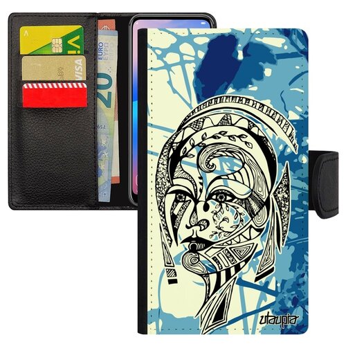 фото Чехол-книжка на мобильный iphone 8 plus, "портрет женщины" трибал девушка utaupia