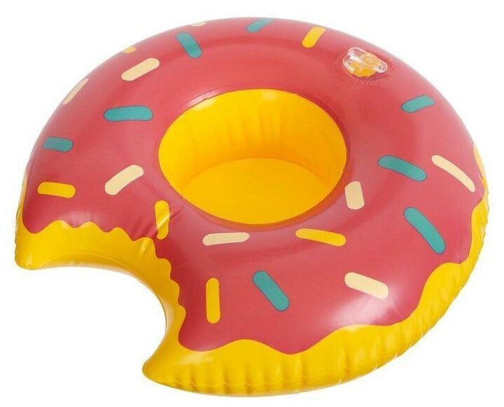Игрушка надувная-подставка "Пончик", 20 см