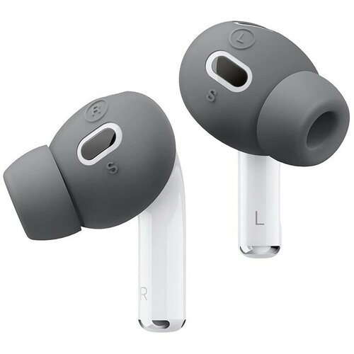 Накладки Elago EarBuds Cover для AirPods Pro 2 (2022), серые (6 пар)