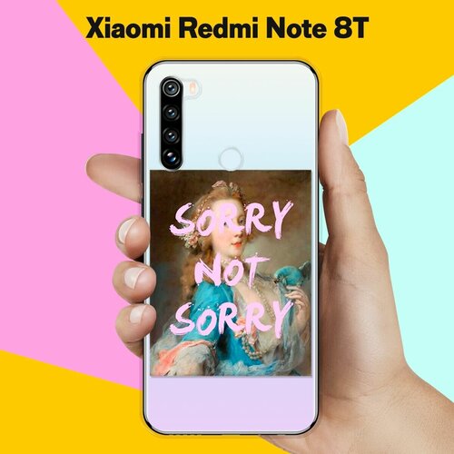 Силиконовый чехол Sorry на Xiaomi Redmi Note 8T силиконовый чехол кот в очках на xiaomi redmi note 8t