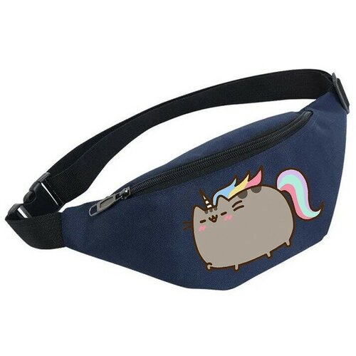 фото Сумка поясная noname, синий