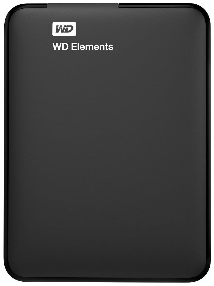 Жесткий диск WD USB 3.0 1Tb WDBUZG0010BBK-WESN Elements Portable 2.5" черный