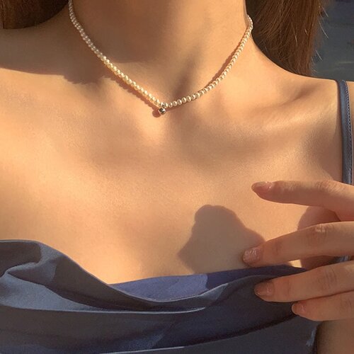 фото Чокер "жемчужный", ожерелье искусственный жемчуг, жемчужное ожерелье колье, свадебное украшение diaz