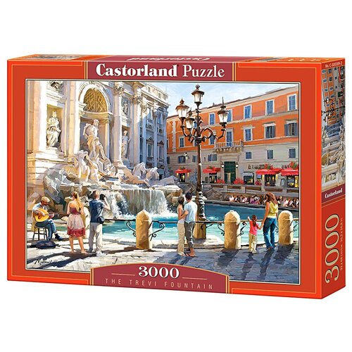 Пазл Castorland The Trevi Fountain (C-300389), 3000 дет., 92х92х68 см пазлы castorland фонтан 3000 элементов арт c 300389