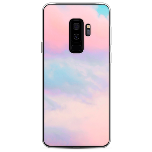 Силиконовый чехол на Samsung Galaxy S9 + / Самсунг Галакси С9 Плюс Розовые облака жидкий чехол с блестками розовые милости на samsung galaxy s9 самсунг галакси с9