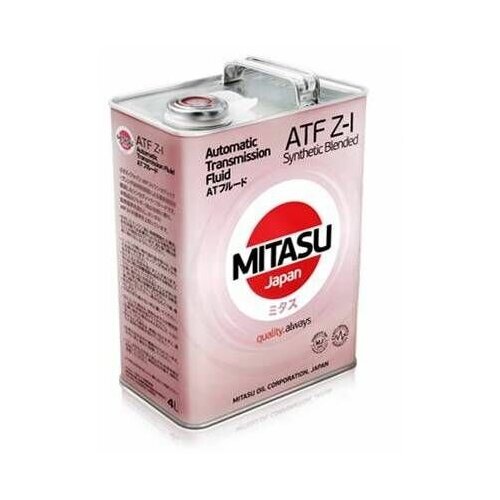 Mitasu 4l Масло Трансмисионное Atf Z-1 (For Honda) MITASU арт. MJ-327-4