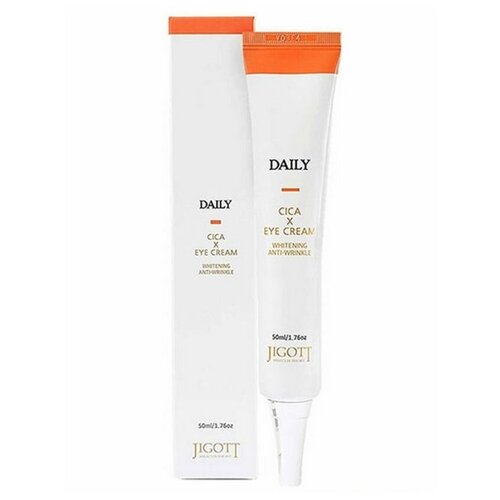 Jigott Крем для век с центеллой Daily Real Cica Eye Cream, 50 мл