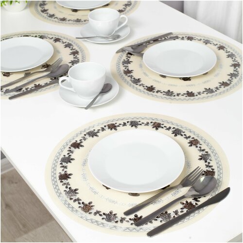 Салфетка столовая GreatWay 38 см, 4 шт