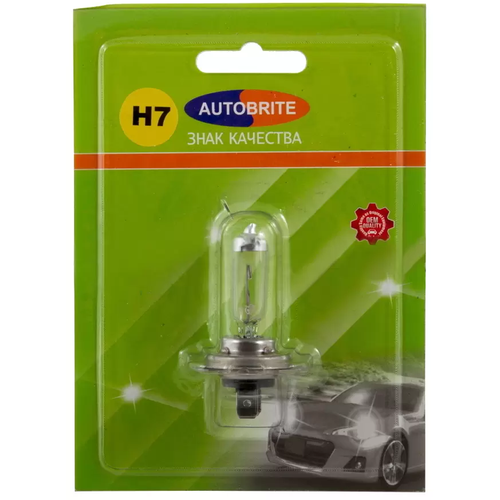 Лампа галогенная 12V H7 55W PX26d 1 шт. блистер AUTOBRITE A70001BC