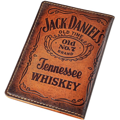 Обложка для паспорта , коричневый