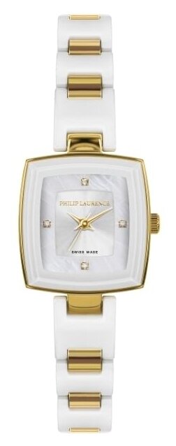 Наручные часы Philip Laurence Basic PLFCS1134MW, золотой, белый