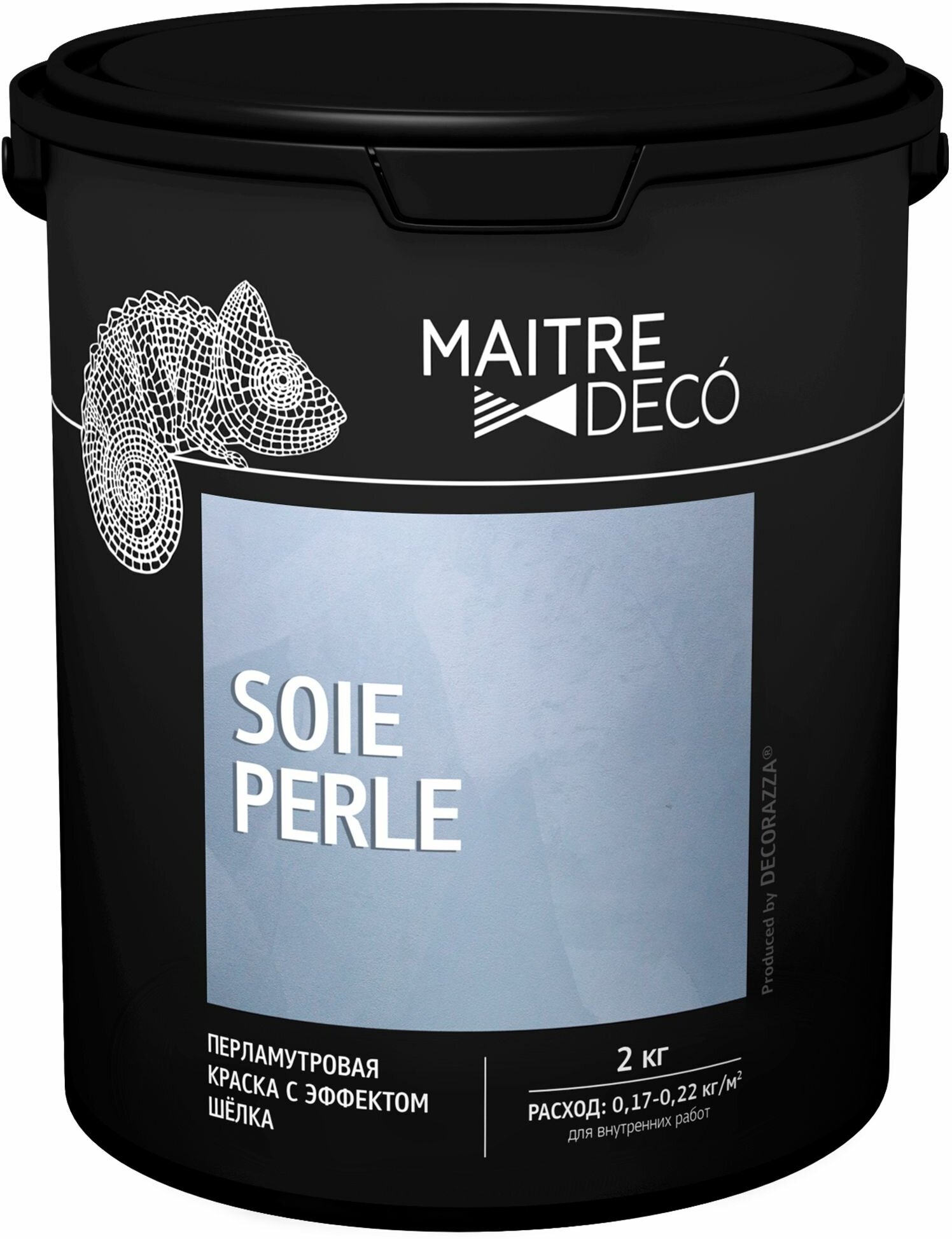 Краска декоративная Maitre Deco Soie Perle 2 кг цвет серо-бежевый
