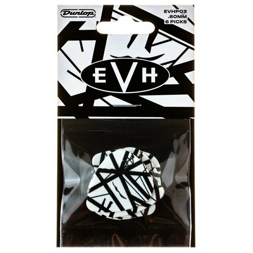 Dunlop EVHP03 Eddie Van Halen WBS (White) Набор медиаторов