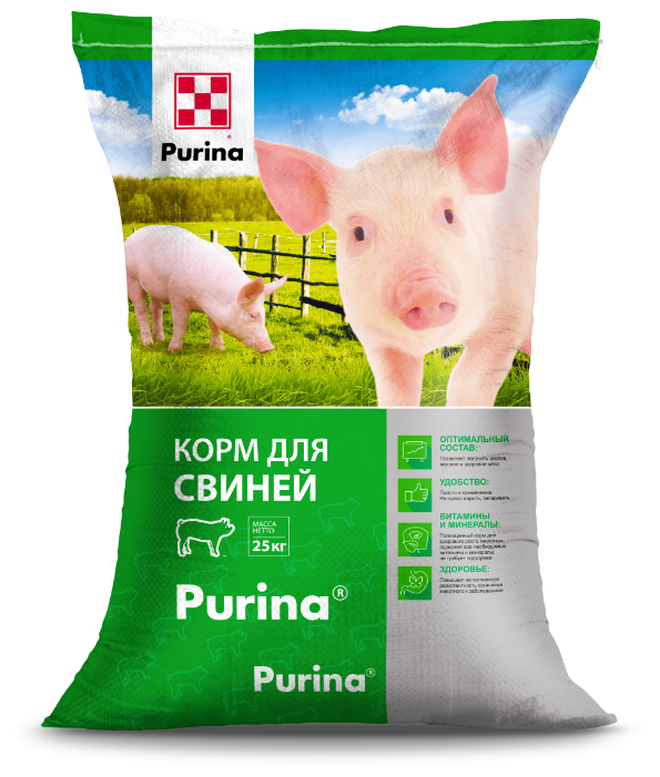 Комбикорм для свиней "Стартер" Purina 25 кг. - фотография № 1