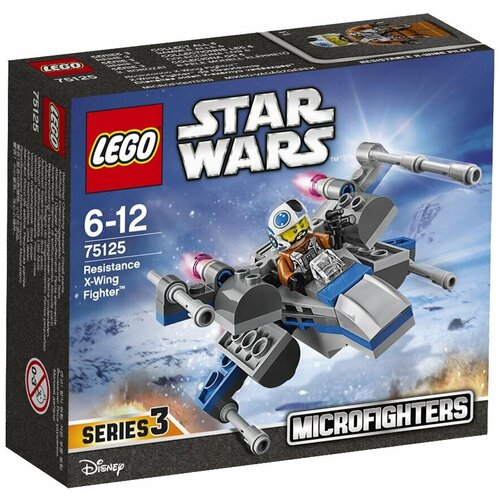 конструктор lego star wars 75344 микро истребитель 85 дет Конструктор LEGO Star Wars 75125 Истребитель Повстанцев, 87 дет.