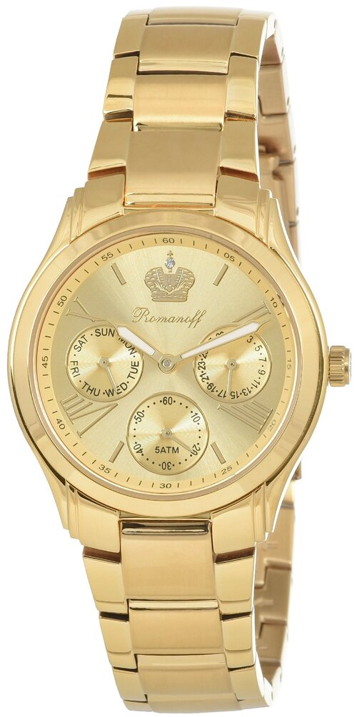 Наручные часы Romanoff Romanoff Модель 40551A5 «Grand sport», золотой, желтый