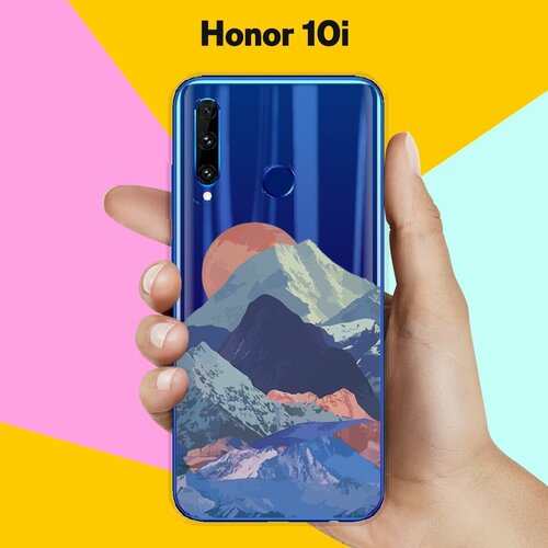 Силиконовый чехол Горы на Honor 10i силиконовый чехол кактусы на honor 10i