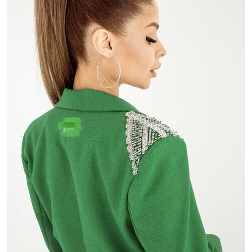 Пиджак , размер 42, зеленый