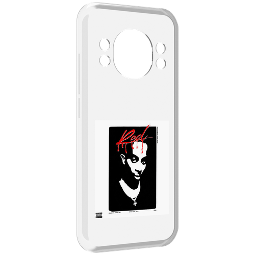 чехол mypads playboi carti whole lotta red для oukitel f150 r2022 задняя панель накладка бампер Чехол MyPads Playboi Carti - Whole Lotta Red для Doogee S98 / S98 Pro задняя-панель-накладка-бампер