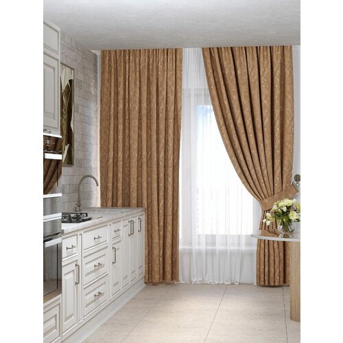 Комплект штор Канвас Мрамор (р2) 37/2092-7-11 150*270 2шт(фундук)