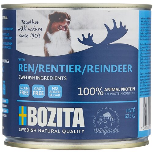 Bozita мясной паштет с оленем 625 г