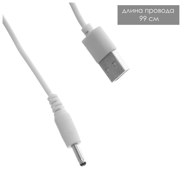 Ночник "Лосяш" LED от USB/батареек 4хАА белый 9х9х19 см - фотография № 11